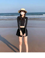Female Sexy Split Swimsuit, Two Piece Set for Covering The Belly and Slimming, Hot Spring Sports Swimsuit