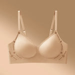 Women's Seamless Push-Up Bra Soft Support Brushed Anti-Sagging Palm Cup Comfortable Underwear Comfortable Everyday Bra