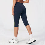 Calf-Length Pants High Waist Capri Leggings Women Fitness Pants Running Yoga Leggings Pants Gym Tights Leggings Push Up Workout