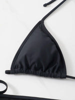 3 Pieces Triangle String Bikini 2026 Women & Tassel Beach Skirt Swimwear Female Sexy Swimsuit Beachwear Bathing Swimming Suit