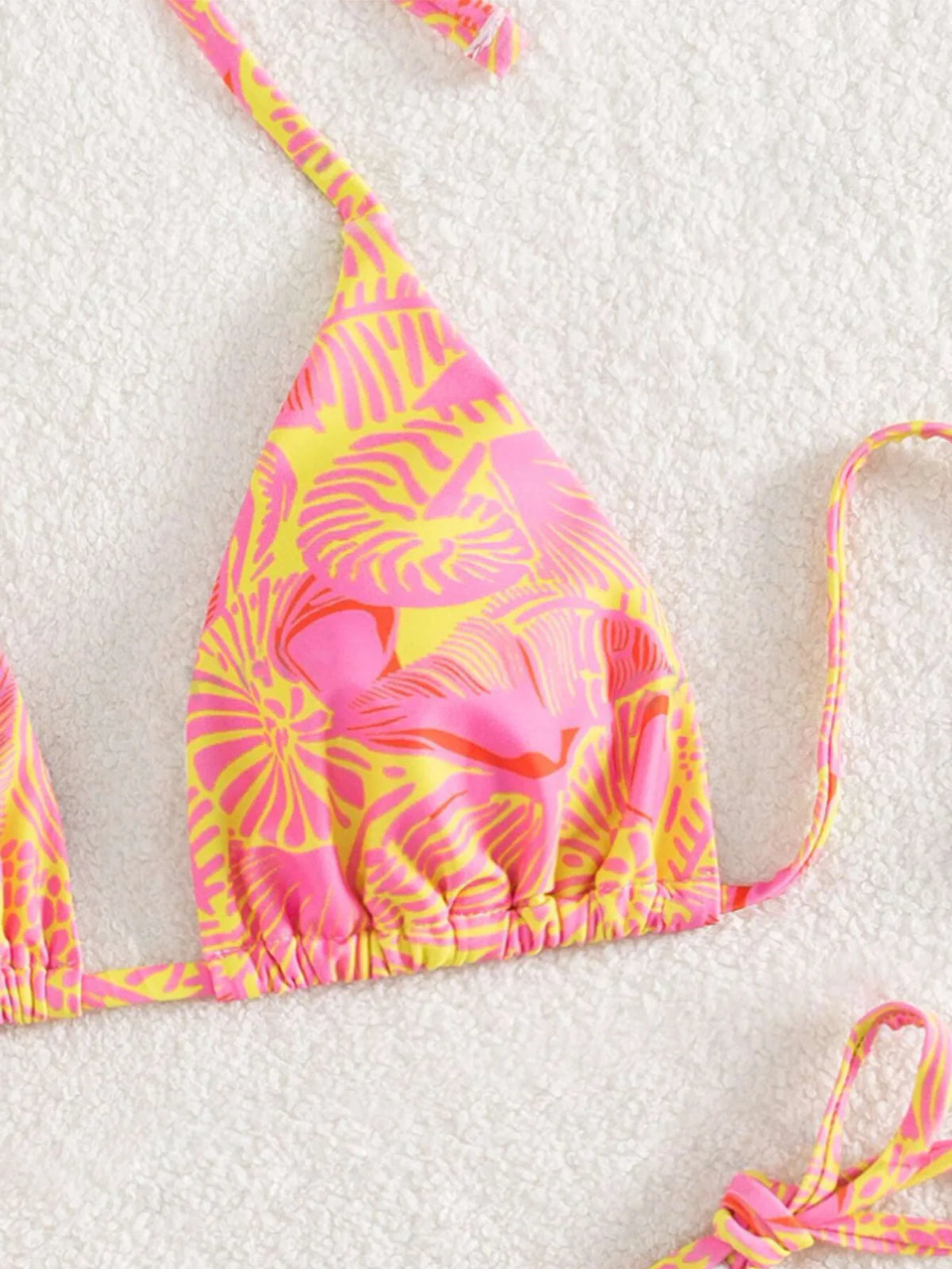 Sexy String Bikini 2024 Two Pieces Print Swimsuit Female Swimwear Women Thong Bikinis Set Bather Beachwear Bathing Suit Pool