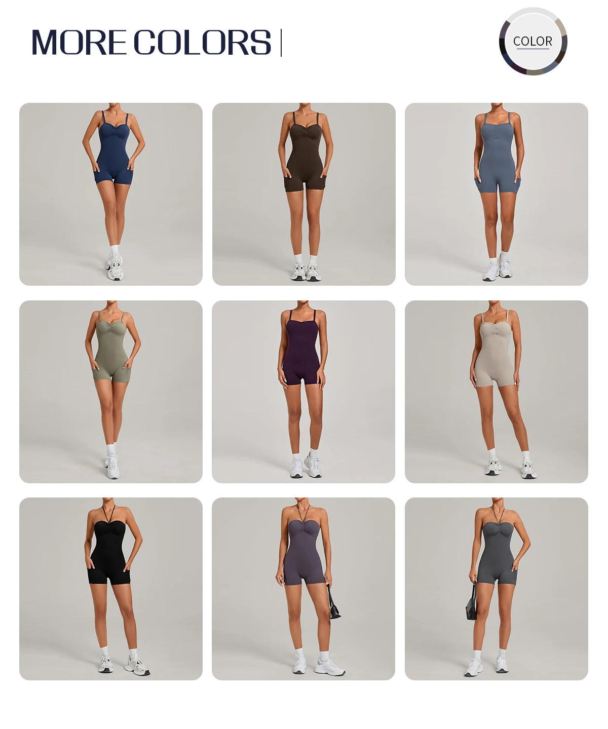 Womens Two Way Wear Bodysuit Sleeveless Yoga Stretch One Piece Romper Sexy Fitness Side Pockets Sportwears Bodysuit
