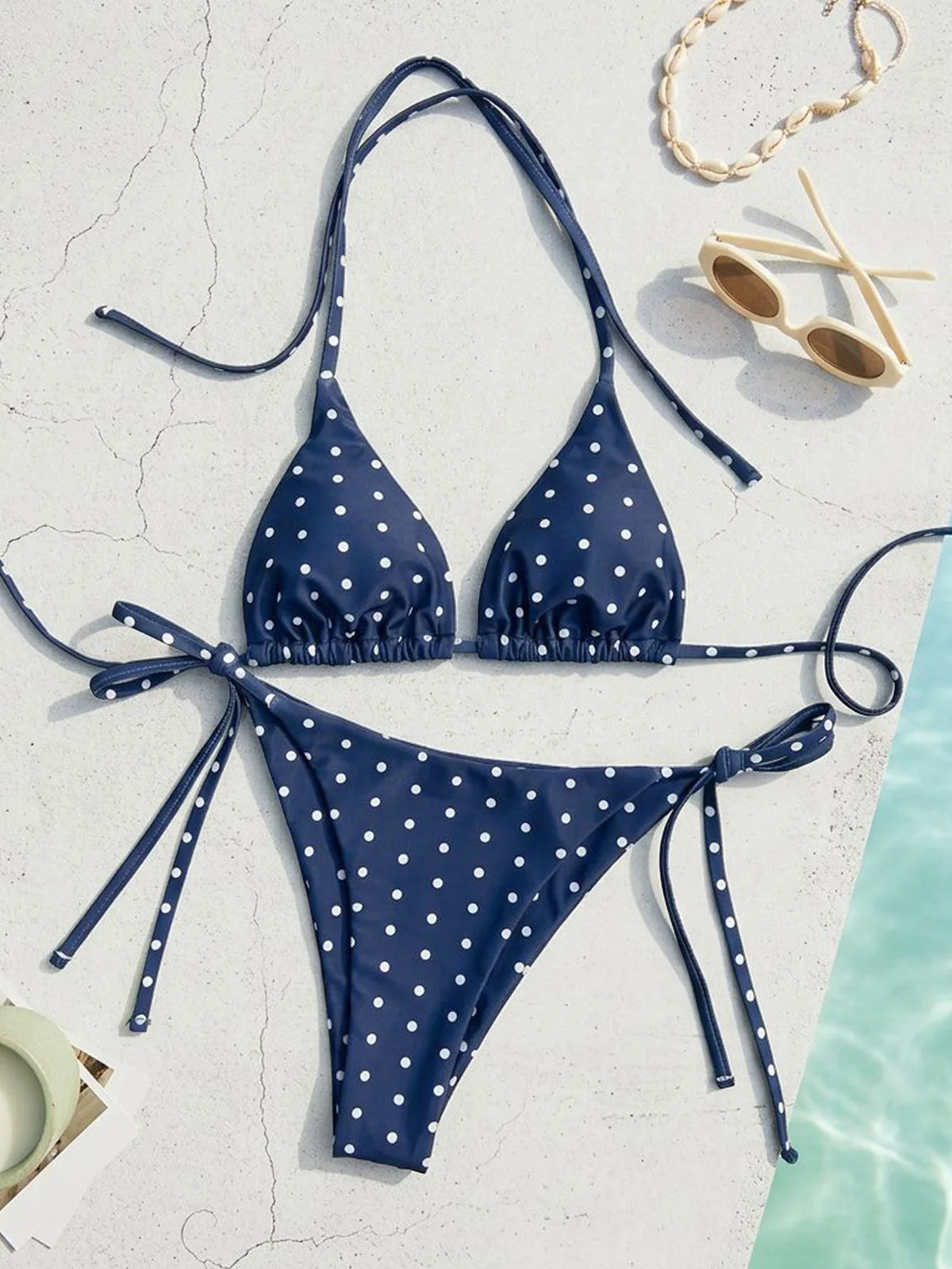 Sexy Swimsuit Women's Bikinis Swimwear WomanBathing Suit 2 Piece Triangle Bikinis Sets Beach Dress Wear Cover Up Beachwear