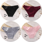 4Pcs/Set Cotton Panties Low Rise Briefs Women Underwear Bikini Ladies Sexy Underpants Female Intimates Girls Lingerie 2022 Hot