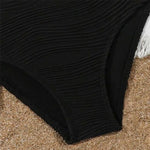 Beige Texture Solid Swimwears 3 Piece Bikini Set Cover Ups U Shapped Sexy Swimsuit Women 2026 Bathing Suit High Waist Bikinis