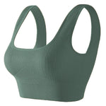 Seamless Knitted Sports Fitness Yoga Bra and Underwear