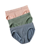 3Pcs/Set Seamless Classic Briefs Women Low Waist Panties Female Underpants Sexy Lingerie Sports Full Coverage Panty Underwear