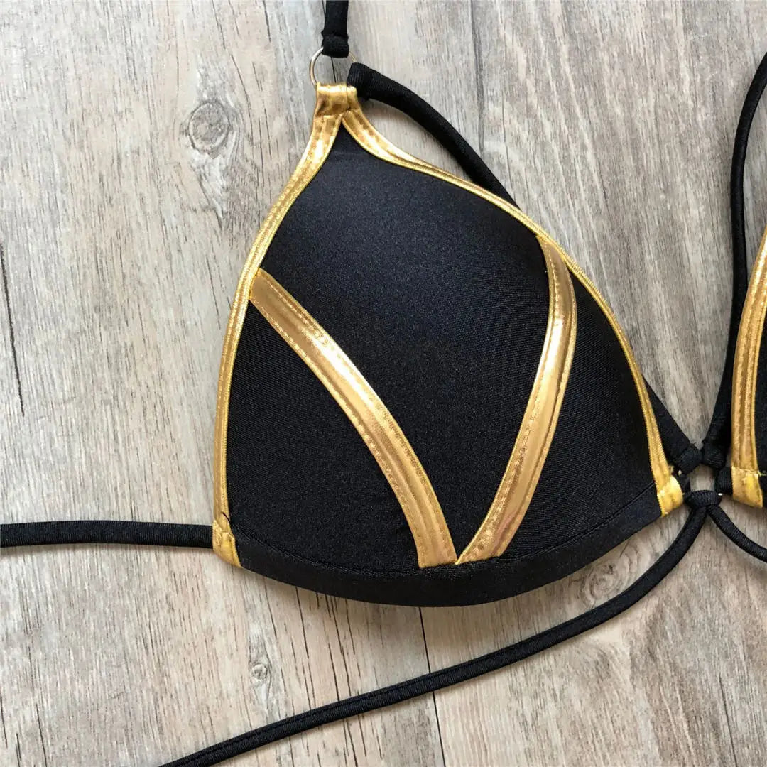 S - XL New Sexy Push Up Bikini Women Swimwear Female Swimsuit Two-Pieces Bikini Set Bra Cup Bather Bathing Suit Swim V2154