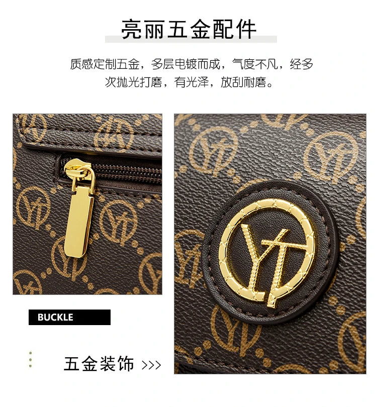 New Fashion Luxury Brand Women's Shoulder Bag High Quality Lady Crossbody Bag Round Women's Wallet Waterproof Women's Handbags