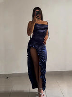 2025 Vestidos Mujer 2024 Elegante Party Dress Streetwear Y2K Sexy Slim Spaghetti Strap Girls Night Club Dresses