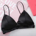 Tube Top For Women Ice Silk Sexy No Steel Ring Bra Breathable One Piece With Open Back Thin Straps Summer Female's Underwear