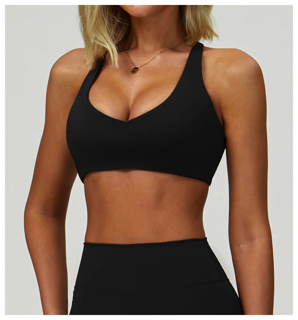 Sports Bra Women Top Push Up Fitness Yoga Bra Workout Underwear High Strength Sport Tops Women Breathable Running Vest Gym Wear