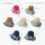 Korean style sun hat with large brim sun protection hat for women with sun visor and fisherman hat