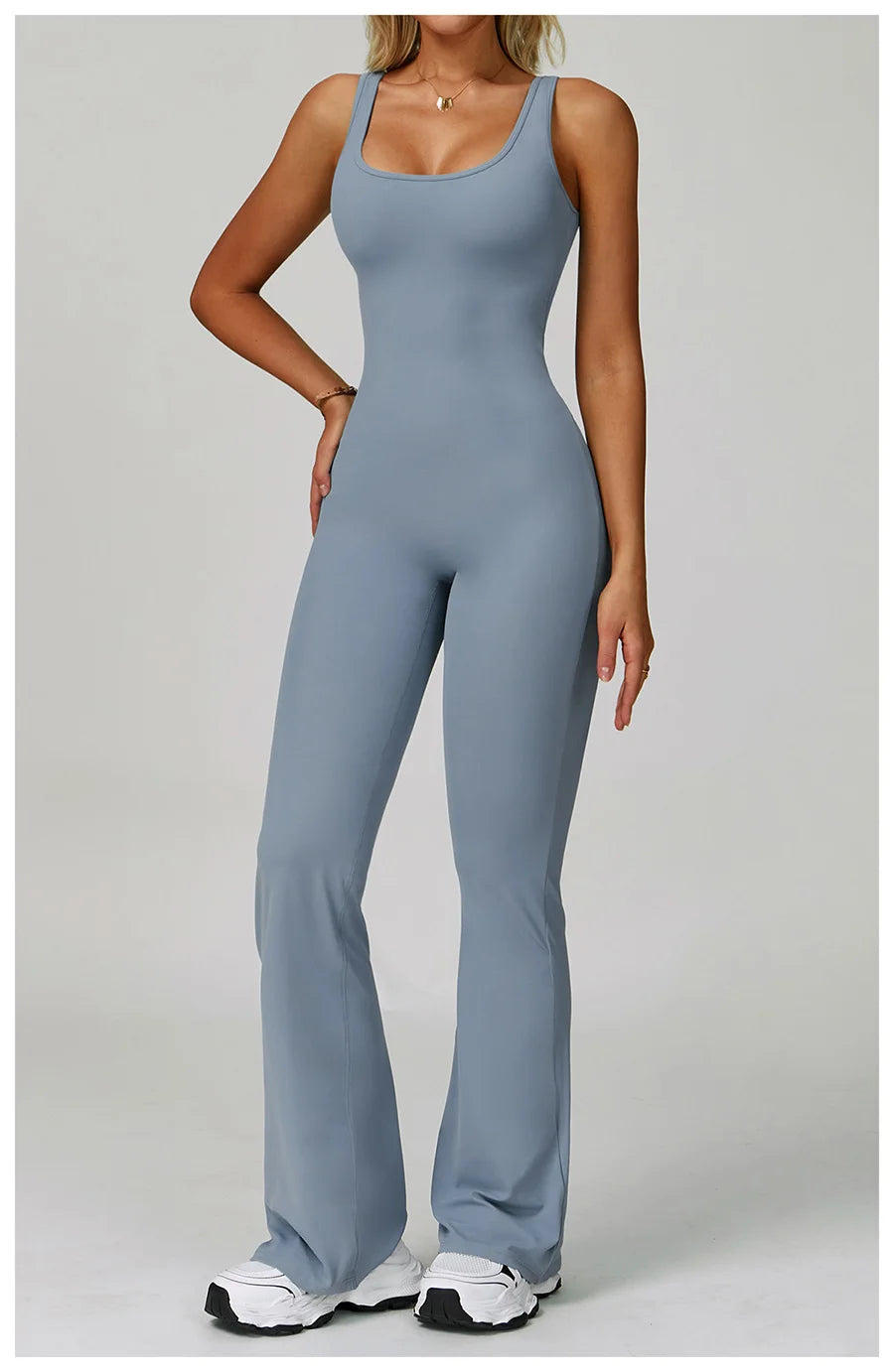 Women Sexy Back V Jumpsuit Gym Set Training Yoga Suit Sportswear Sports Jumpsuit Fitness Rompers Stretch Workout Bodysuits 8260