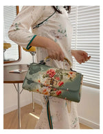 Vintage Bamboo Top Handle Bag Classic Mother Chic Lady Bags Women Shoulder Crossbody Bag Chain Bags Women's Handbags Purses