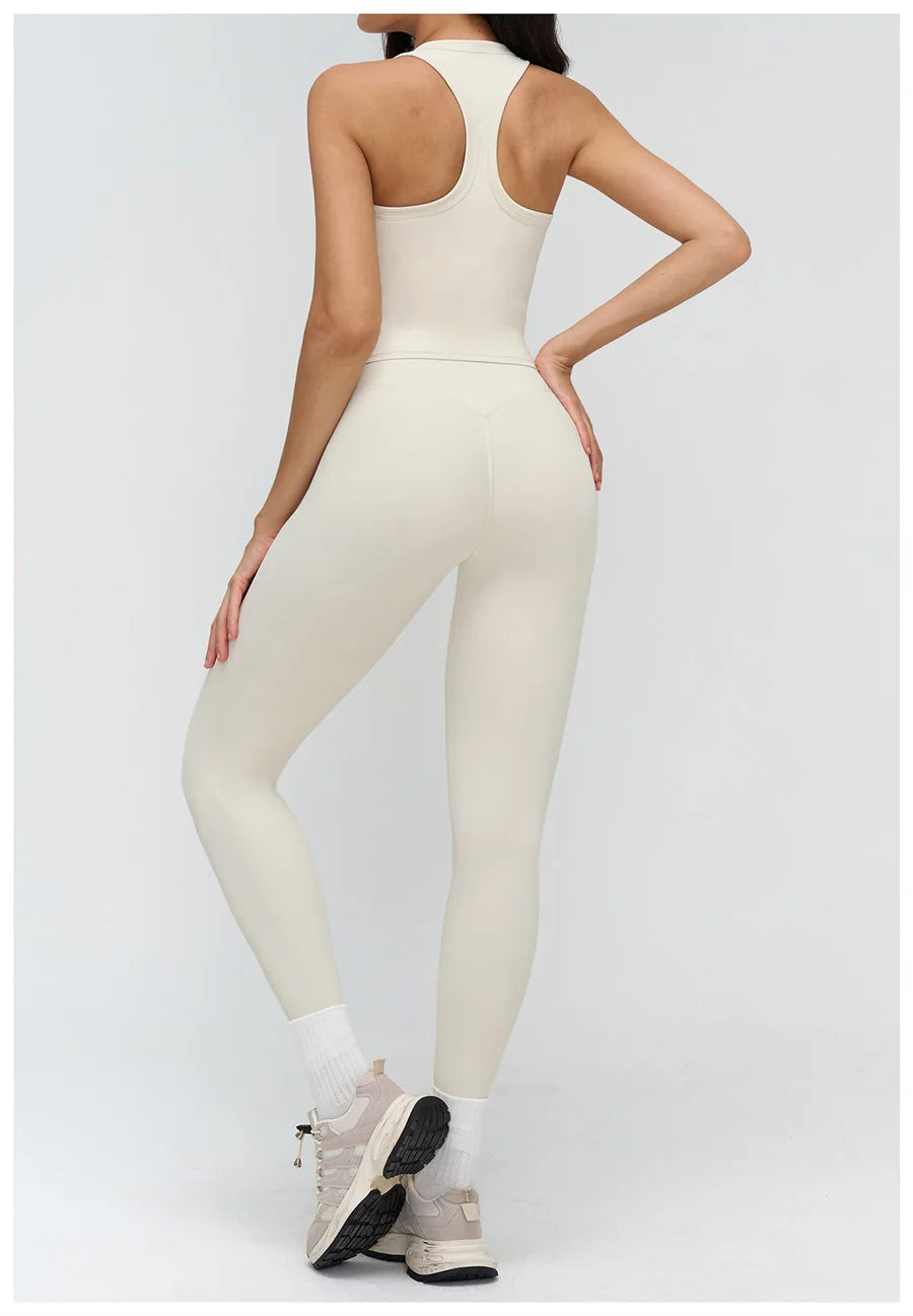 Yoga Clothes Set 2PCS Gym Crop Top Women Outfits Sports Bra High Waist Legging Fitness Suit Running Workout Tracksuit Sportswear