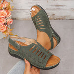 Fashion Designer Women's Wedges Sandals New Woman Breathable Sandals Fashion Comfort Handiness Summer Casual Female Sandals