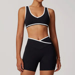 Yoga Set2 Pieces Workout Outfits Fitness Sportswear Gym Tracksuit High Waist Leggings Sports Bra Athletic Wear Women Clothes
