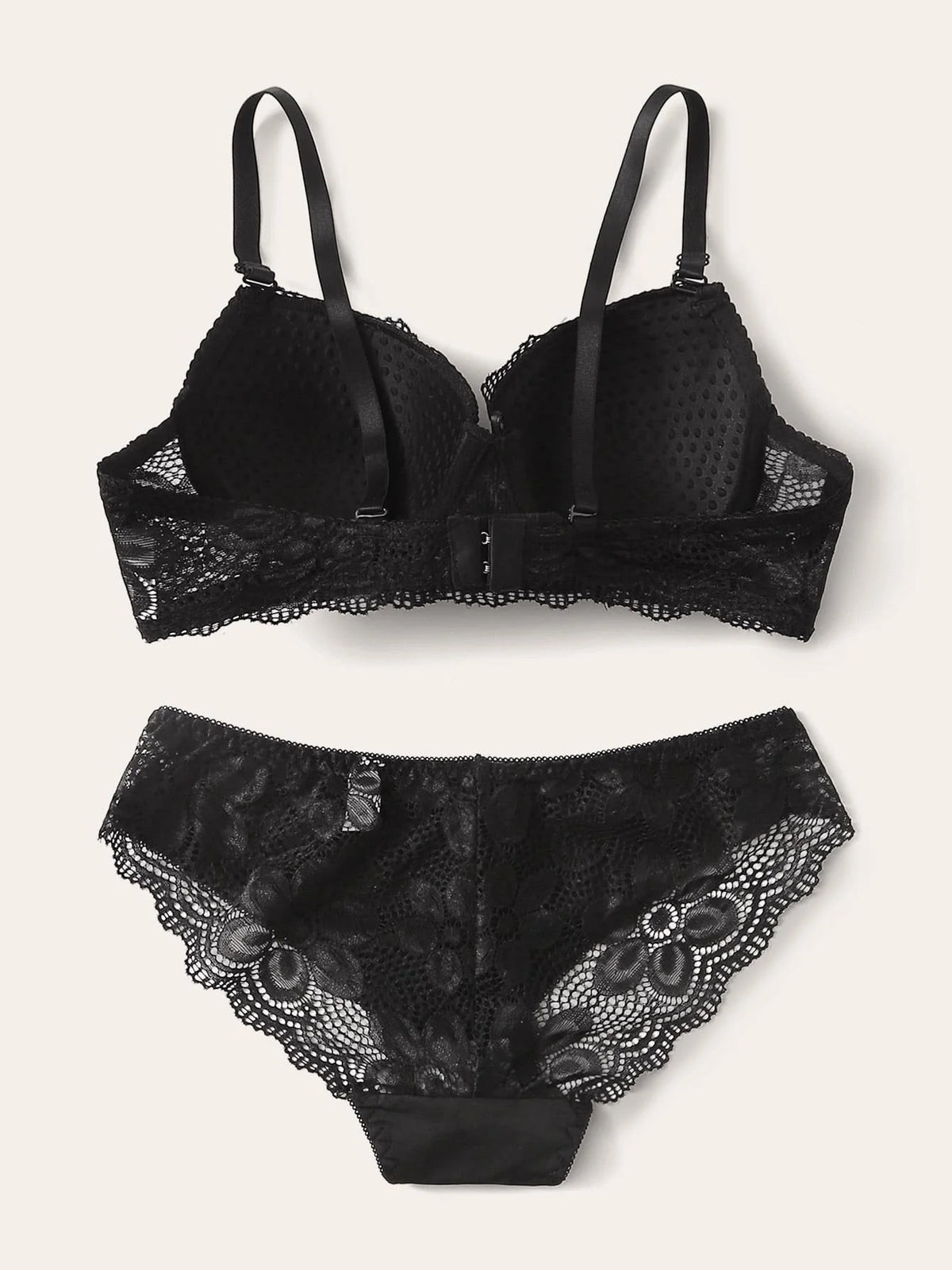 Transparent Floral Two Pieces Bras Panties Set Clothing Sexy Underwire Push Up Lingeries For Women A2123