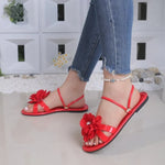 Summer Elegant Round Headed Sexy Flower Women's Casual Sandals FashionableNew Comfortable Slides Women Sandals