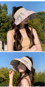 Summer empty top sun hat outdoor sports sun protection hat casual sun hat