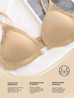 American Women's High Waist Seamless Bra and Panties Set Underwear Breathable Comfort Briefs S-2XL Thong Soft Underwear