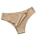 4Pcs/Set Women Ice Silk Panties Low Rise Briefs Soft Brazilian Panties Smooth Underwear Stretch Underpants Sexy Lingerie M-XL