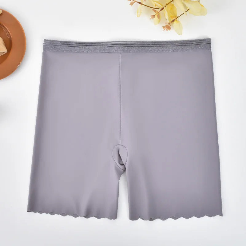 Ice Silk Safety Short Pants High Waist Shorts Panties For Women Tummy Control Hip Lift Underwear Boyshorts Boxer