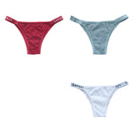 3PCS/Set Women Lace Panties Sexy Brazilian Panties Female Underpant Low Waist Panty Girls Underwear Fashion Intimates
