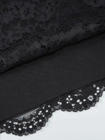 FDYOUI Spaghetti Strap See-through Mesh Dress Women Sleeveless Lace Patchwork Mini Party Dresses White Black Night Club Outfit