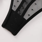 Toucheart Lace Sexy Skinny Babydoll Bodysuit Embroidery Erotic Private Adult Suit Solid Color Patchwork High Waisted Sexy Set