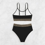 Sexy High Waist Bikini Black 2026 Women Swimsuit Two Pieces Swimwear Female Bikinis Set Purple Bathing Suits Brazilian Biquini