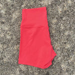 Solid Color High Waist Yoga Short Leg Women Fitness Sport ShortBike Soft Squatting Proof Comprehensive Training Jog Athletic