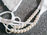2026 Luxury Pearls Halter Mini Bikini Female Swimsuit Women Swimwear Two-pieces Bikini Set Bather Bathing Suit Swim Beachwear