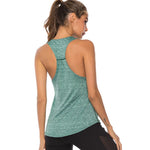 STOUREG Sleeveless Racerback Yoga Tank Top,Women's Quick Dry Running Training Sports Vest Fitness Gym Top Workout Yoga Shirts