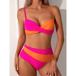 Women Bikinis Black 2026 Push-Up Black White High Waisted Bikini Set Two-Pieces Swimsuit Swimwear Bathing Suit Beachwear Biquini
