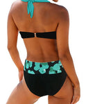 DEKA Women Plus Size Bikini Set Push Up Swimwear Print Biquini Feminino TankiniMujer Swimsuit Tanga Swimming Bathing Suit