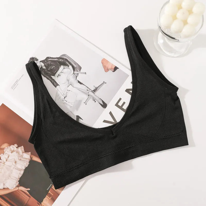 Seamless Bras Women Non-wire Push-Up Brassiere Women Crop Top Sports Underwear Female Sexy Lingerie Small Chest Intimates M-XL