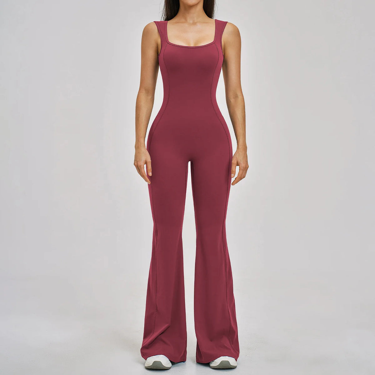 Slimming Yoga Jumpsuits Women Hollow Out Ruffles Backless Sportswear Fitness Back Hip-Lifting Leggings One-Piece Gym Bodysuits