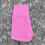 Solid Color High Waist Yoga Short Leg Women Fitness Sport ShortBike Soft Squatting Proof Comprehensive Training Jog Athletic