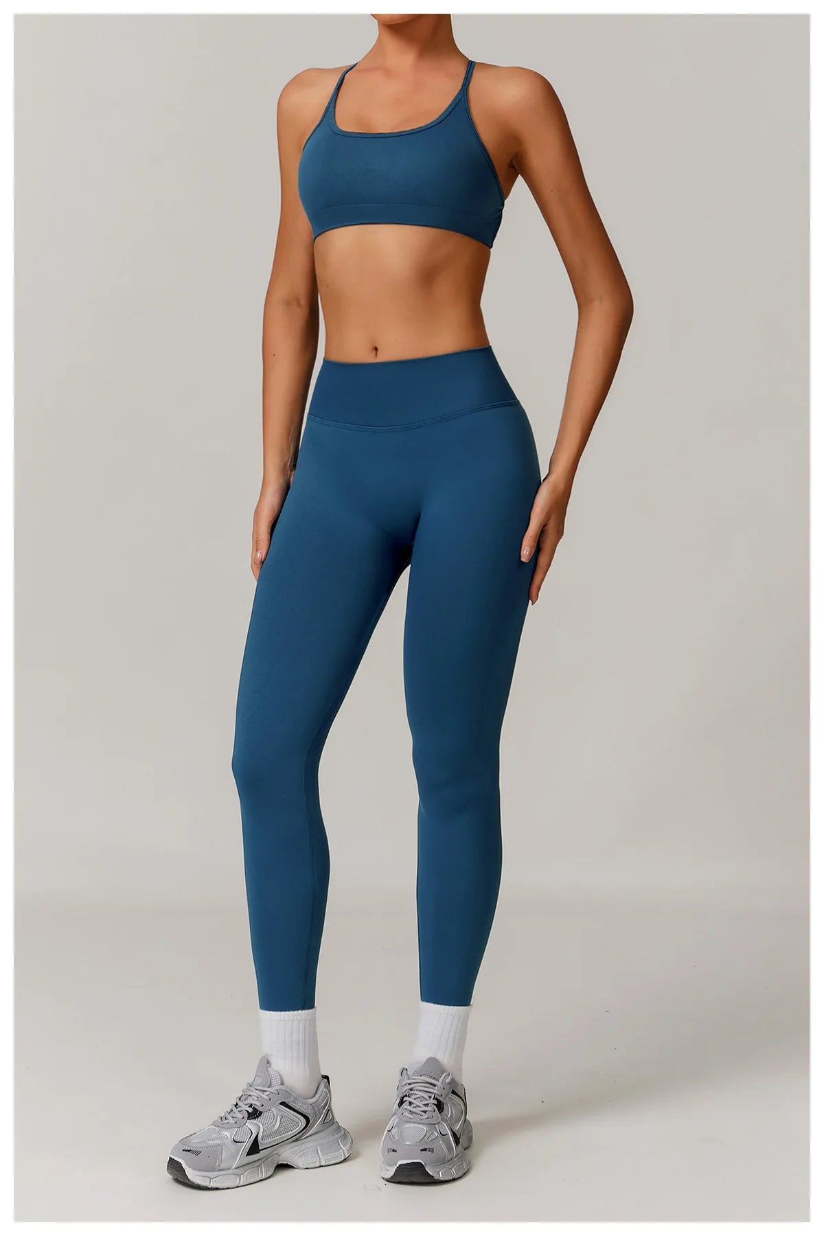 2/3PCS Yoga Set Women Workout Set Seamless Sportswear Gym Clothing Fitness Long Sleeve Crop Top High Waist Leggings Sports Suits