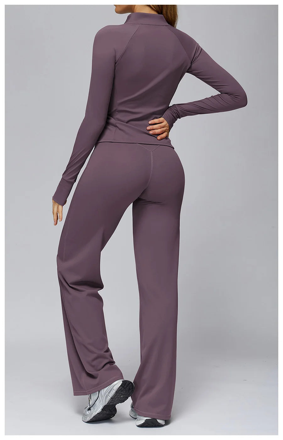 New yoga set 2 pieces gym set Women Long Sleeve Sports Shirts Sports Bra Leggings Suit Fitness Running Workout Suits Tracksuit