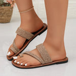 Women's Flat-Bottomed Comfortable Casual Slip-On Classic 2026 New Summer Fashion Slippers