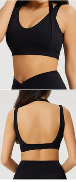 High Strength Gym Top Women Sports Bra Running Back Cross Yoga Bra Breathable Sports Underwear Women Fitness Workout Top Women