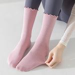 Women's Mid-Tube Cotton Yoga Sports Socks Summer Non-Slip Solid Color Breathable Anti-Fungus Fitness Edge Pure Cotton Socks