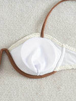 ZTVitality Sexy Patchwork Underwire Bikini 2025 New Arrival Biquini Padded Bra Push Up Bandage Swimsuit Women Swimwear Beachwear