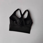 Women's Shock-Absorbing Yoga Sports Bra Summer Fitness Gathered Breasts Accessory Breathable Comfortable Yoga Sports Bra