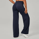 Women Straight Yoga Leg Bottoms Soft Stretchy Fabric Women's Yoga Pants GYM Sweat-Wicking Properties Running Sport Trousers