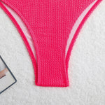 Neon Yellow Thong Bikinis 2026 Sexy Women Swimsuits Swimwear Female Bandeau Brazilian Bikini Set Bathing Suit Swimming Suits