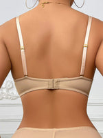 Women's Push Up Bra Deep V Plunge Underwire T-Shirt Bra Lift Support for Women Add One Cup